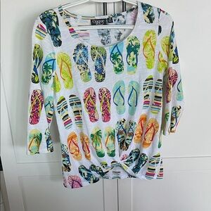 Onque Casuals Multicolor Print Top